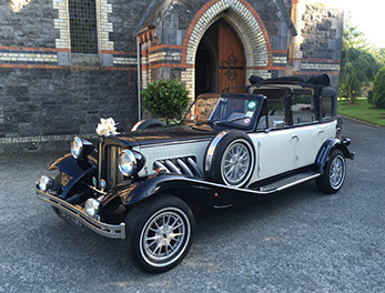 Vintage car for wedding